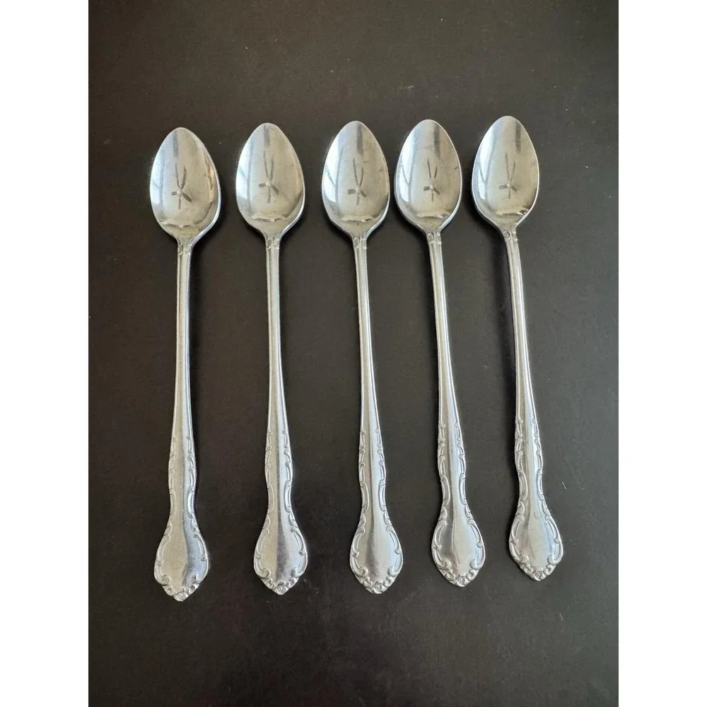 Queens‎ Court Japan Stainless ICED TEASPOON LOT OF 5
